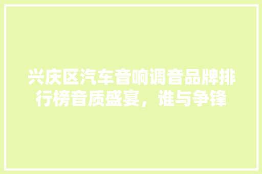 兴庆区汽车音响调音品牌排行榜音质盛宴，谁与争锋